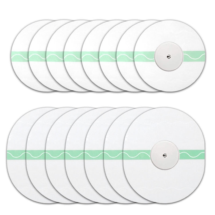 10 PCS Fixed Small Sensor TPU Transparent Adhesive Patch, Round, Oval
