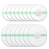 10 PCS Fixed Small Sensor TPU Transparent Adhesive Patch, Round, Oval