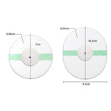 10 PCS Fixed Small Sensor TPU Transparent Adhesive Patch, Round, Oval