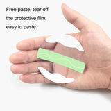 10 PCS Fixed Small Sensor TPU Transparent Adhesive Patch, Round, Oval