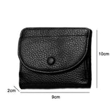 TP-195 Genuine Leather Natural Tumbled Buckle Coin Purse