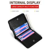 TP-195 Genuine Leather Natural Tumbled Buckle Coin Purse