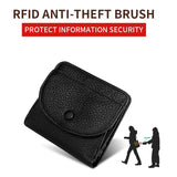 TP-195 Genuine Leather Natural Tumbled Buckle Coin Purse