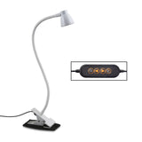 668A001 USB 360 Degree Bend Hose Desk Lamp, Spec:, White Stepless Dimming, Black Stepless Dimming, White Two-speed Dimming, Black Two-speed Dimming