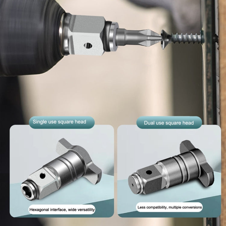 Square T -Shaft Electric Wrench Converter, Style: Dual Use, Dual Use