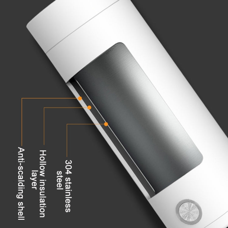 UGASUN Travel Portable Mini Electric Heated Water Cup, UK Plug (White), EU Plug (Withe), US Plug (White), UK Plug (Pink), EU Plug (Pink), US Plug (Pink)