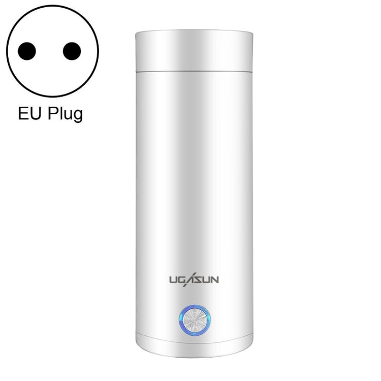 UGASUN Travel Portable Mini Electric Heated Water Cup, UK Plug (White), EU Plug (Withe), US Plug (White), UK Plug (Pink), EU Plug (Pink), US Plug (Pink) EU Plug (Withe)