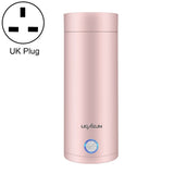 UGASUN Travel Portable Mini Electric Heated Water Cup, UK Plug (White), EU Plug (Withe), US Plug (White), UK Plug (Pink), EU Plug (Pink), US Plug (Pink) UK Plug (Pink)