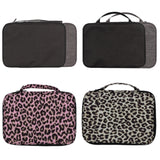 Long Strap Storage Bag With Handheld For Apple Watch, Single Layer (Black), Single Layer (Gray), Double Layer (Black), Double Layer (Gray), Double Layer (Yellow Leopard), Double Layer (Pink Leopard)