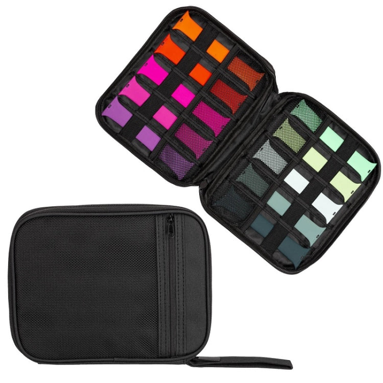 Strap Data Cable Portable Mesh Bag Portable Storage Bag For Apple Watch, Red, Blue, Purple, Black, Grey, Pink