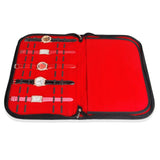 PU Leather Large Capacity Jewelry Watch Display Storage Bag, PU Leather Watch Display Bag