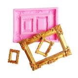 Vintage Photo Frame Liquid Silicone Fondant Mould, Vintage Photo Frame Vintage Photo Frame