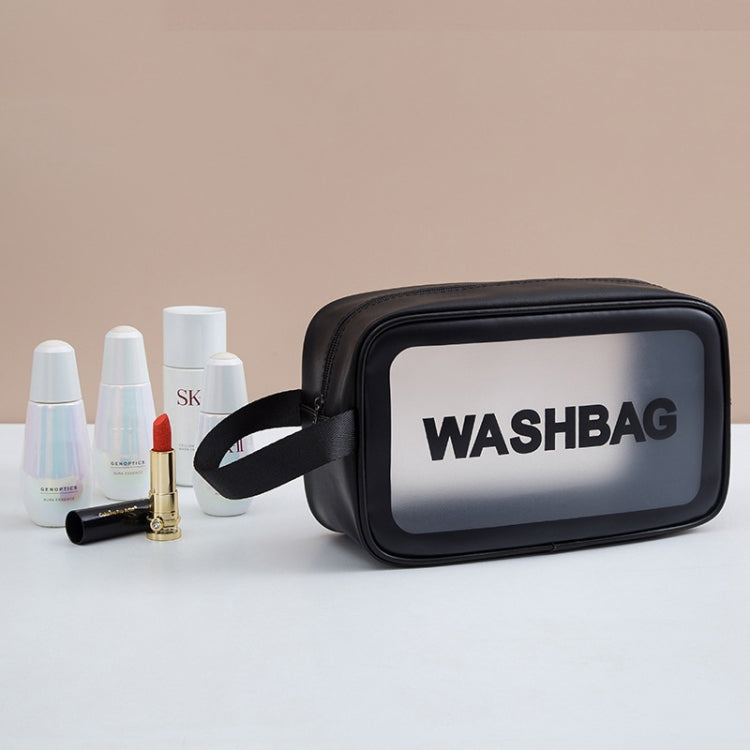 2 PCS Frosted Translucent Waterproof Storage Bag Cosmetic Bag Swimming Bag Wash Bag, Black M, Black M 2 Handles, Black L, Pink S, Pink M, Pink M 2 Handles, Pink L, White S, White M, White M 2 Handles, White L, Blue S, Blue M, Blue M 2 Handles, Blue L Black M