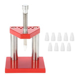 Watch Hand Plunger Puller Remover With 9pcs Plastic Dies Set, Single Needle Pressure Needle