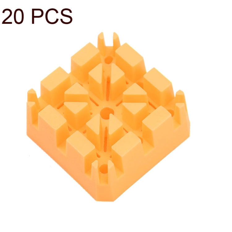 20 PCS Watch Band Bracelet Holder Watch Repair Tools, Yellow, Orange, Blue, Gray, Black Orange