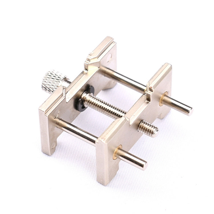 2 In 1 Watch Movement Holder Clip Base Metal Multi Function Vise Clamp, Random Color Delivery, 2 In 1 Watch Movement Holder