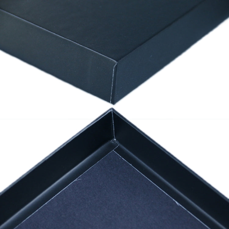 10 PCS Solid Color Phone Case/Tempered Film/Support Frame Box, All Black