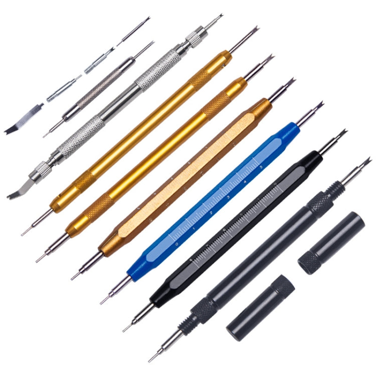Single -headed Watch Repair Tool Ear Batch Replacement Watch Strap Tool, 10 Pair Silver, 10 Pair Golden, 5 PCS Screw Gold, 5 PCS With Scale Blue, With Scale Golden, 5 PCS With Scale Black, With Packaging A, With Packaging B, 10 PCS Single -headed    ...