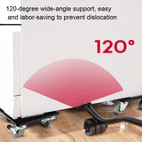 5 In 1 Universal Wheel Heavy Object Moving Tool, Square Aggravated, Black Square Aggravator, Black Round Aggravator