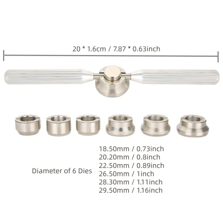 Watch Case Opener Tool Adjustable Watch Back Cover Remover Open Wrench, Gear Rear Cover, Round Teeth, Square Teeth