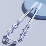 Shoulder Neck&Back Dredging Meridian Manual Roller Massager, Yellow, Pink, Sky Blue