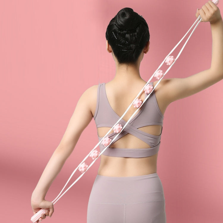 Shoulder Neck&Back Dredging Meridian Manual Roller Massager, Yellow, Pink, Sky Blue