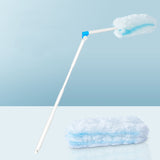 Disposable Household Vacuum Retractable Feather Duster, Style:, Long Handle+2 Clothes, Long Handle+4 Clothes, Long Handle+6 Clothes, Long Handle+12 Clothes, With Base+2 Clothes, With Base+4 Clothes, With Base+6 Clothes, With Base+12 Clothes