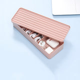Desktop Data Cable Storage Box Dust-proof Line Box, Single-layer