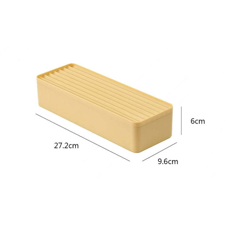 Desktop Data Cable Storage Box Dust-proof Line Box, Single-layer