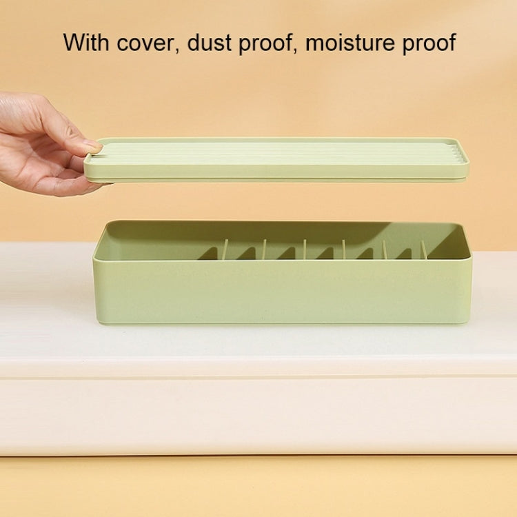 Desktop Data Cable Storage Box Dust-proof Line Box, Single-layer