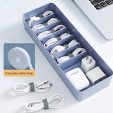 Desktop Data Cable Storage Box Dust-proof Line Box, Single-layer