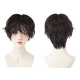 Women Tinfoil Permed Natural Fluffy Full Head Cover Wig
