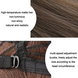 Women Tinfoil Permed Natural Fluffy Full Head Cover Wig