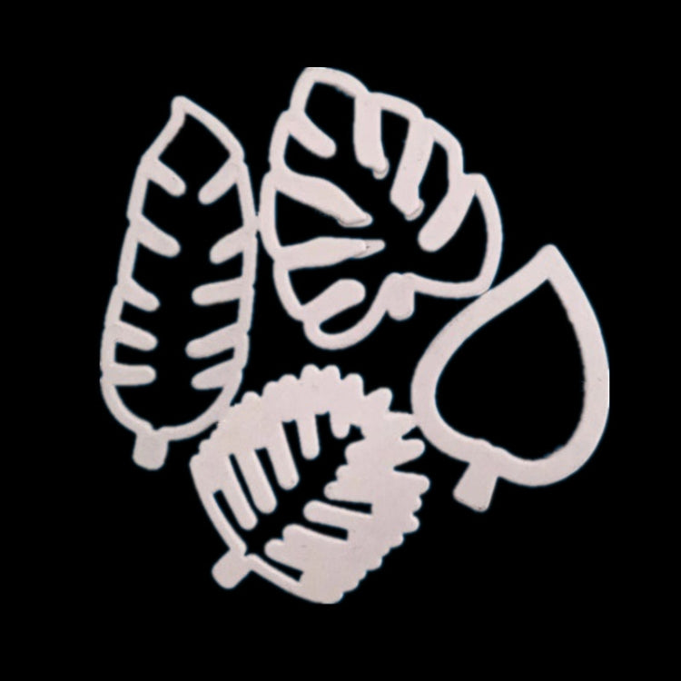 2 Sets 4 In 1 Tropical Leaf Fondant Cake Mold Cookie Mold, Tropical Leaf