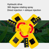 360 Degrees Rotating Watering Device, Style:, Sprinkler, With Pacifier Connector, With 4-point Connector, With 6-point Connector, With 1 inch Connector, With 2 PCS 4-point Connector and Pacifier, With 2 PCS 6-point Connector and Pacifier               ...