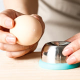 304 Stainless Steel Needle Egg Machine Boiled Egg Puncher Thorn Egg Machine, Sky Blue, Black