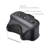 Pet Collar Trainer Rechargeable Automatic Bark Stop, Automatic Bark Stop Black, Automatic Bark Stop Black White Spots