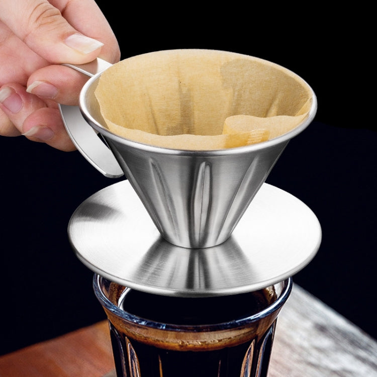 Double-layer Stainless Steel Pour-over Coffee Filter, Size:, Small