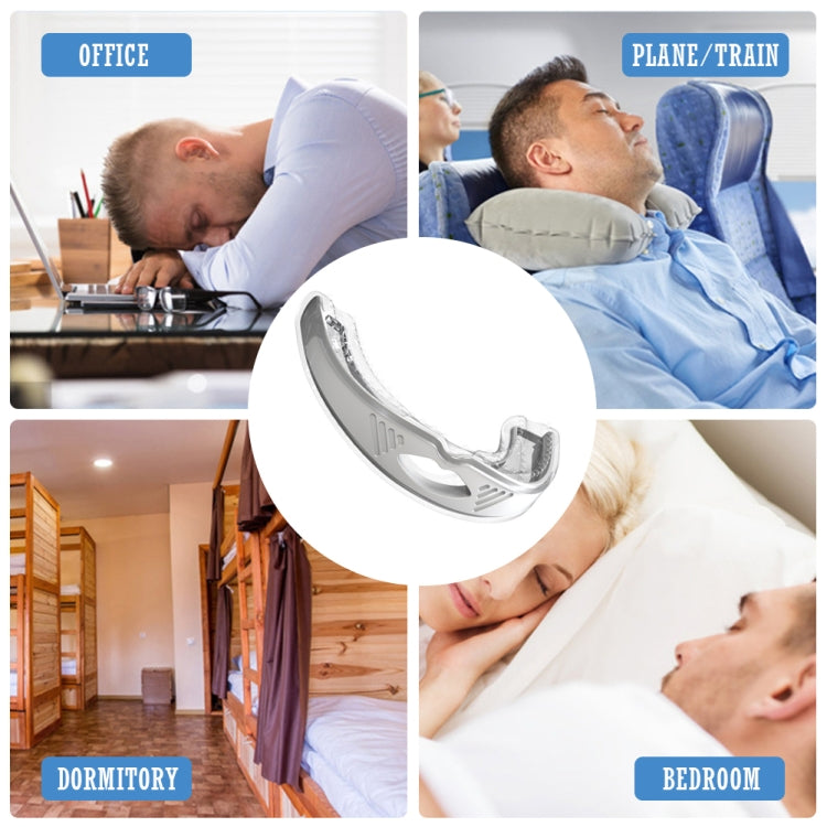 Sleeping Anti Snoring Mouth Guard Braces For Sleep Better Breath, White