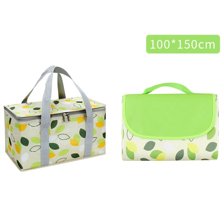 JY2209 Camping Moistureproof Portable Picnic Basket Set, Spec:, Red White, Yellow White, Leaves, Red White+150x100cm, Yellow White+150x100cm, Leaves+150x100cm, Red White+150x200cm, Yellow White+150x200cm, Leaves+150x200cm, Red White+200x200cm          ...