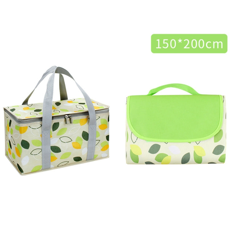 JY2209 Camping Moistureproof Portable Picnic Basket Set, Spec:, Red White, Yellow White, Leaves, Red White+150x100cm, Yellow White+150x100cm, Leaves+150x100cm, Red White+150x200cm, Yellow White+150x200cm, Leaves+150x200cm, Red White+200x200cm          ...
