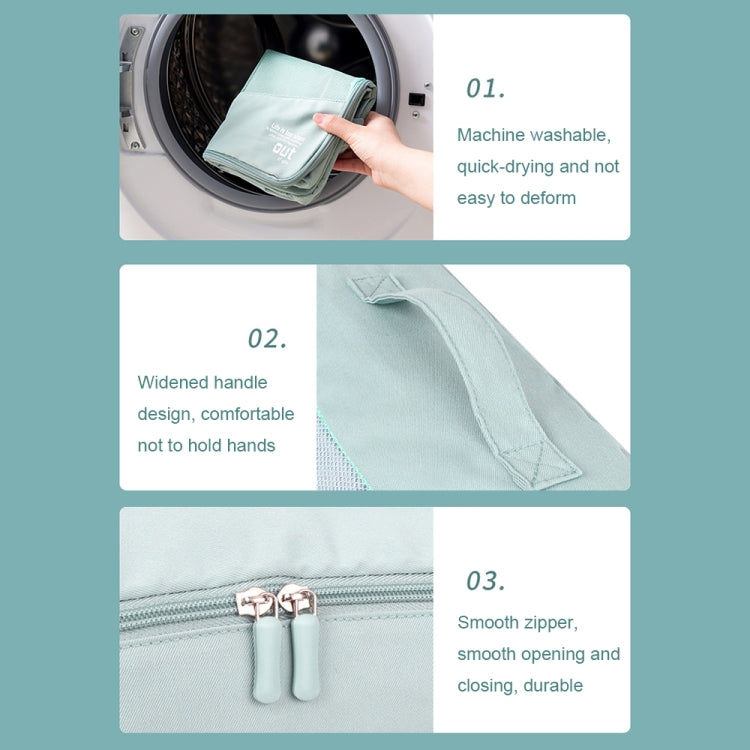 RH2203 6 In 1 Travel Portable Storage Bag Set Without Suitcase, Yellow, Black, Pink, Khaki, Navy Blue, Green