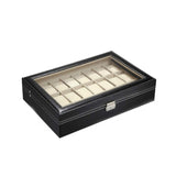 24 Bit PU Leather Watch Storage Box Display Box, 24 Bit