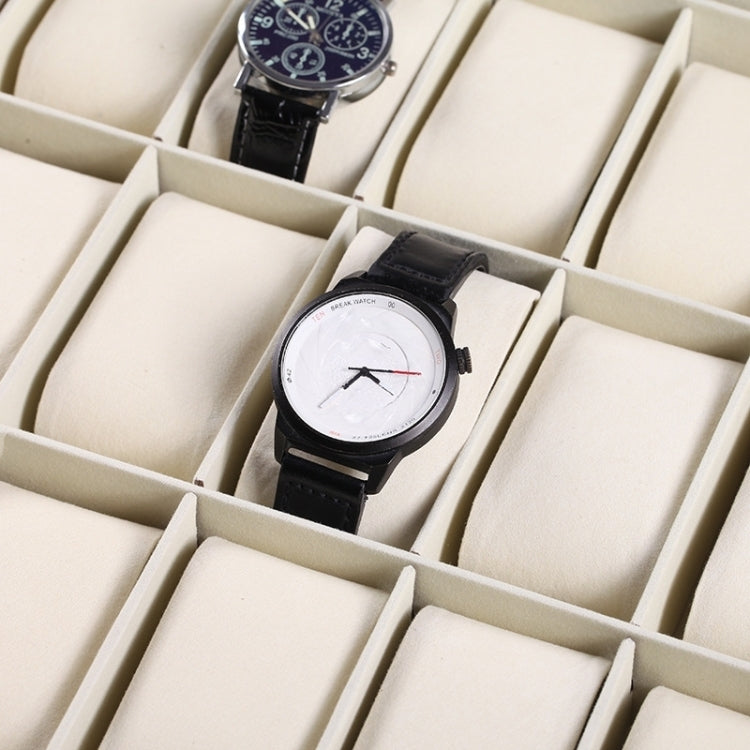 24 Bit PU Leather Watch Storage Box Display Box, 24 Bit