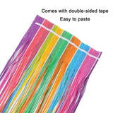 1x2.5M Splicing Color Rain Curtain Birthday Party Surprise Arrangement Props, 1x2.5M