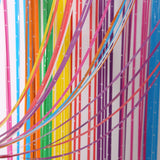 1x2.5M Splicing Color Rain Curtain Birthday Party Surprise Arrangement Props, 1x2.5M