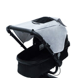 Universal Baby Stroller Accessories Sun Shade Cover With Visible Sunroof, Gray, Pink, Black Gray