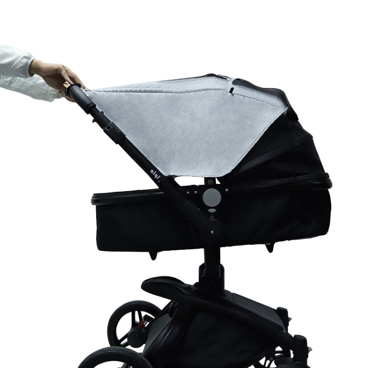 Universal Baby Stroller Accessories Sun Shade Cover With Visible Sunroof, Gray, Pink, Black