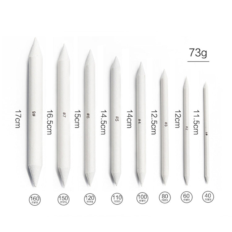 19 In 1 Blending Smudge Stump Stick Tortillon Sketch Art Drawing Charcoal Sketcking Tool Pen, 19 In 1