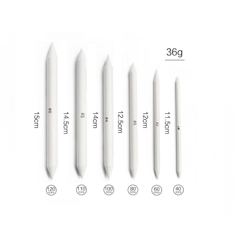 15 In 1 Blending Smudge Stump Stick Tortillon Sketch Art Drawing Sketcking Pen, 15 In 1